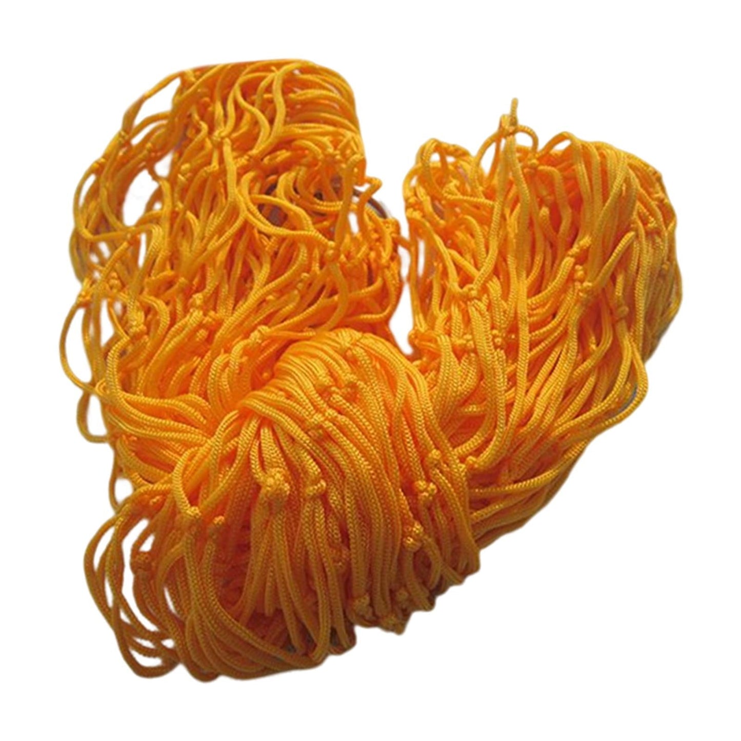 QccHieUs Mesh Rope Hammock, Portable Outdoor Sport Camping Hammock Net Nylon Sleeping Bed Orange