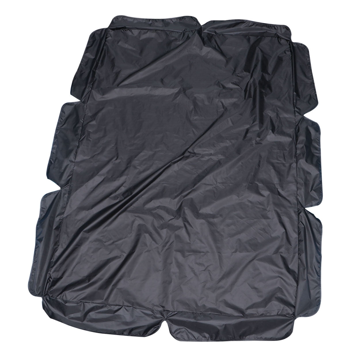 QIFULL 1Pcs Black Polyester Swing Cover for Garden Patio Waterproof 124x49in