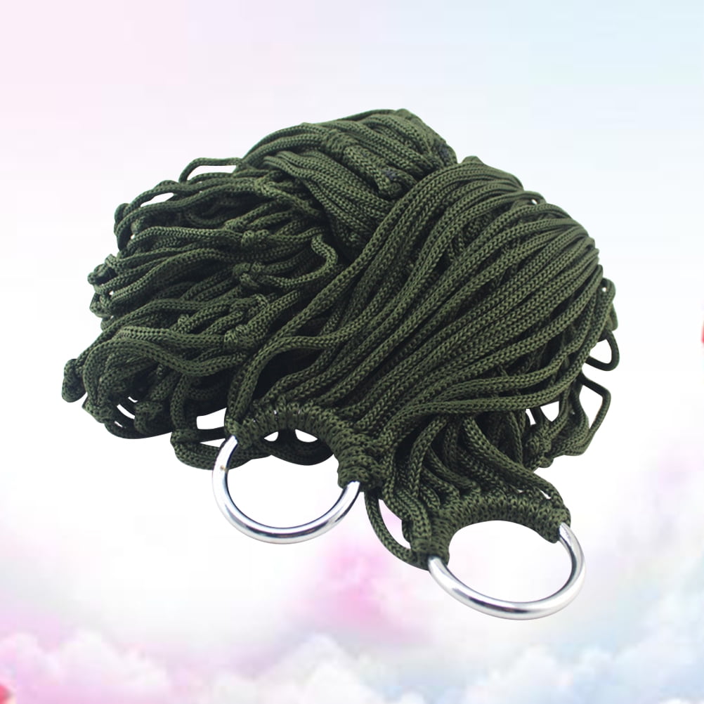 PTOOTP 1Pack Hanging Hammock for Camping and Relaxing in Green Color 94.5*31.5*2in