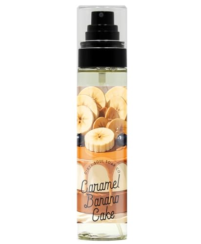 Caramel Banana Cake Parfum Mist | Long Lasting Scent | Gourmand