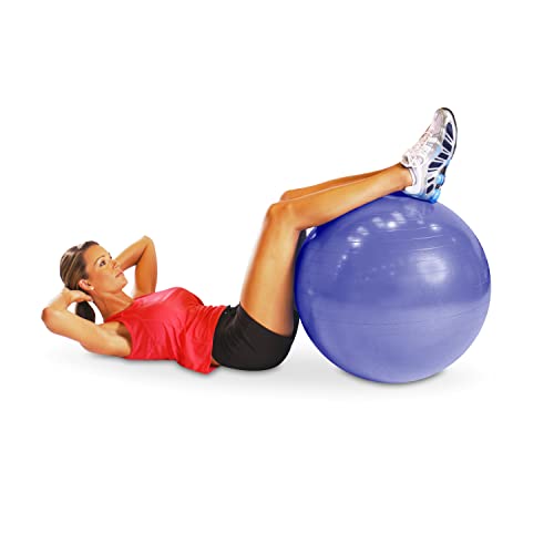 CAP Barbell Fitness Stability Ball Exercise Ball, 65cm, Teal