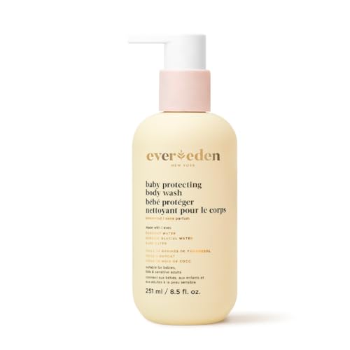 Evereden Protecting Baby Body Wash and Shampoo 8.5 oz. | Clean and Gentle Baby Care | Non-toxic and Fragrance Free