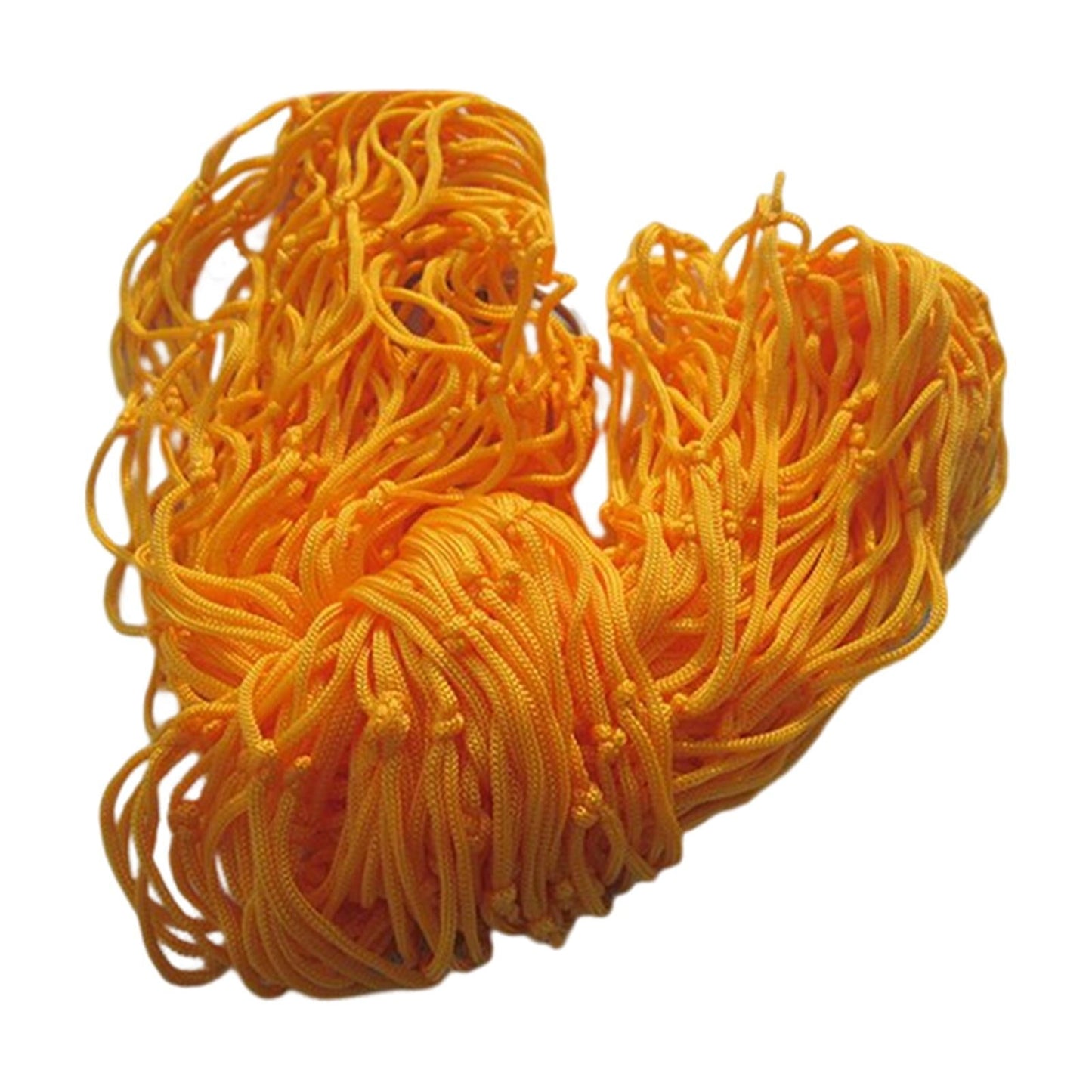 QccHieUs Mesh Rope Hammock, Portable Outdoor Sport Camping Hammock Net Nylon Sleeping Bed Orange