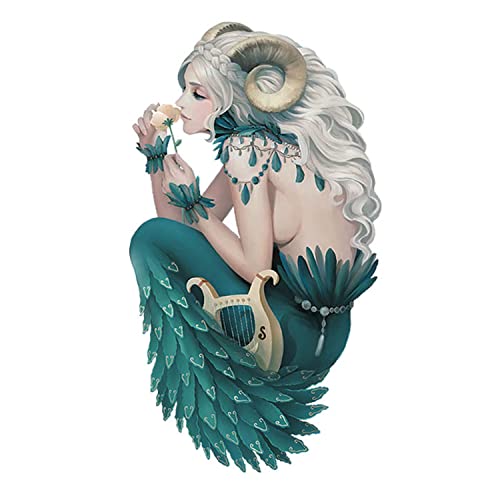 Large Temporary Tattoos Women Temporary Neck Tattoos Temporary Realistic Flower Chest Tattoo for Adults (Temporary Tattoos Sticker 6)