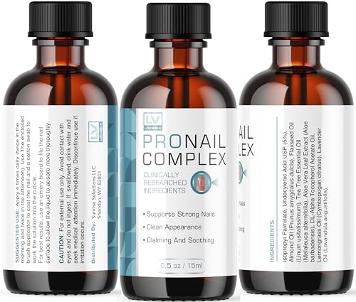 (2 Pack) Pronail Complex - Original Formula Toenail Treatment Pronail Complex Liquid Drops Premium Formula Extra Strength, Pro Nail Complex Oil Liquid Drop All Natural Support, 2 Bottles for 2 Months