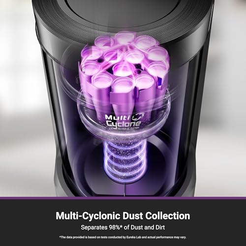 Eureka E20 Plus Robot Vacuum and Mop Combo, Robot Vacuum Cleaner with Bagless Self Emptying Station, 45-Day Capacity 8000Pa Suction and Anti Hair-Tangling Brush App Control LiDAR Navigation