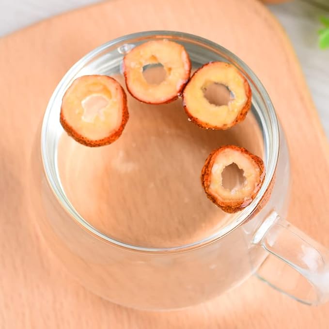 Premium Seedless Dried Hawthorn 160g(5.64oz) Nature Sun-Dried Hawthorn,shanzha Herbal Tea Hawthorn Fruit Tea 山楂干 无硫山楂片