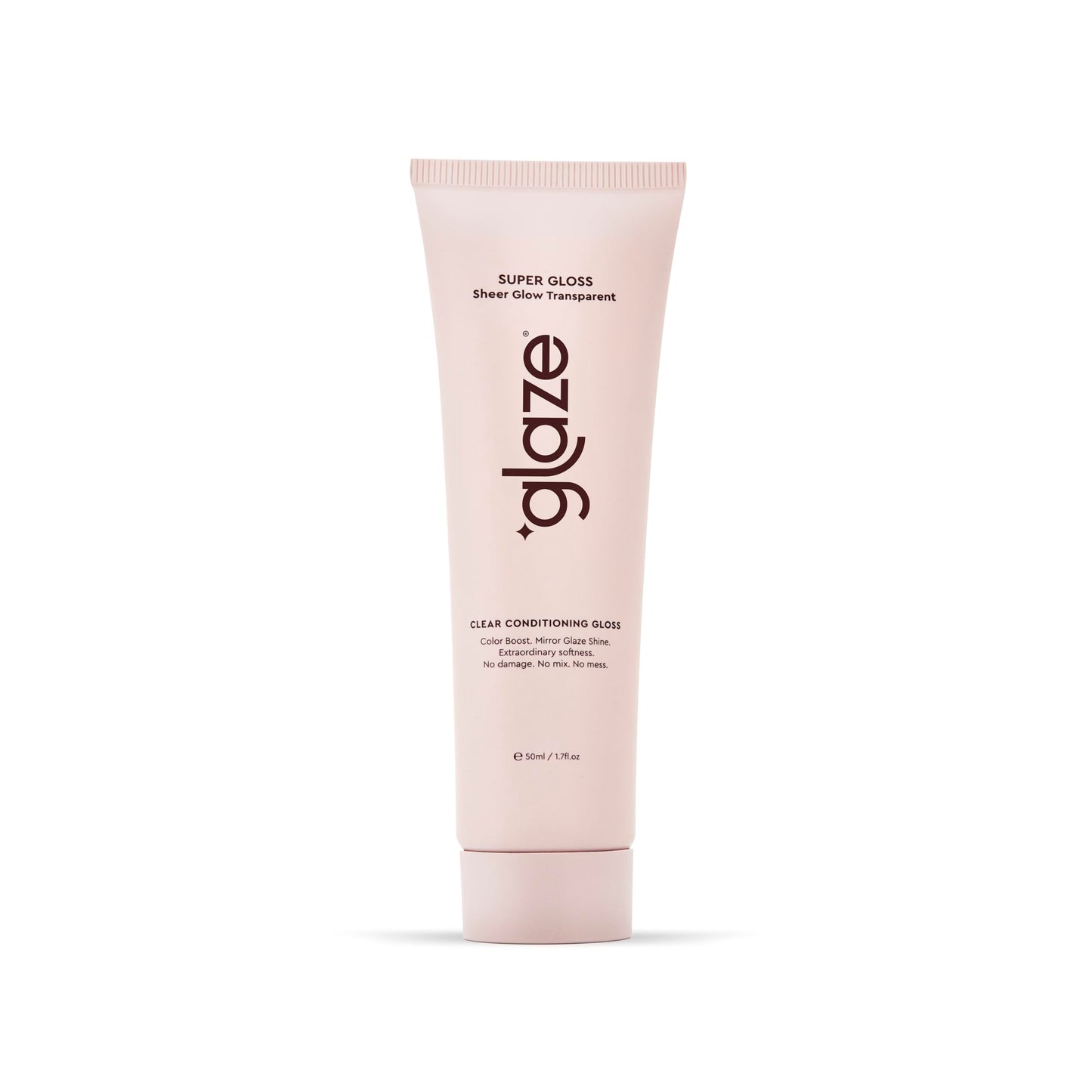 Glaze Super Gloss Sheer Glow Clear Conditioning Hair Gloss Mini – Smooths, Conditions, Adds Mirror Shine & Improves the look of Damaged Hair – Travel Size 1.7 oz