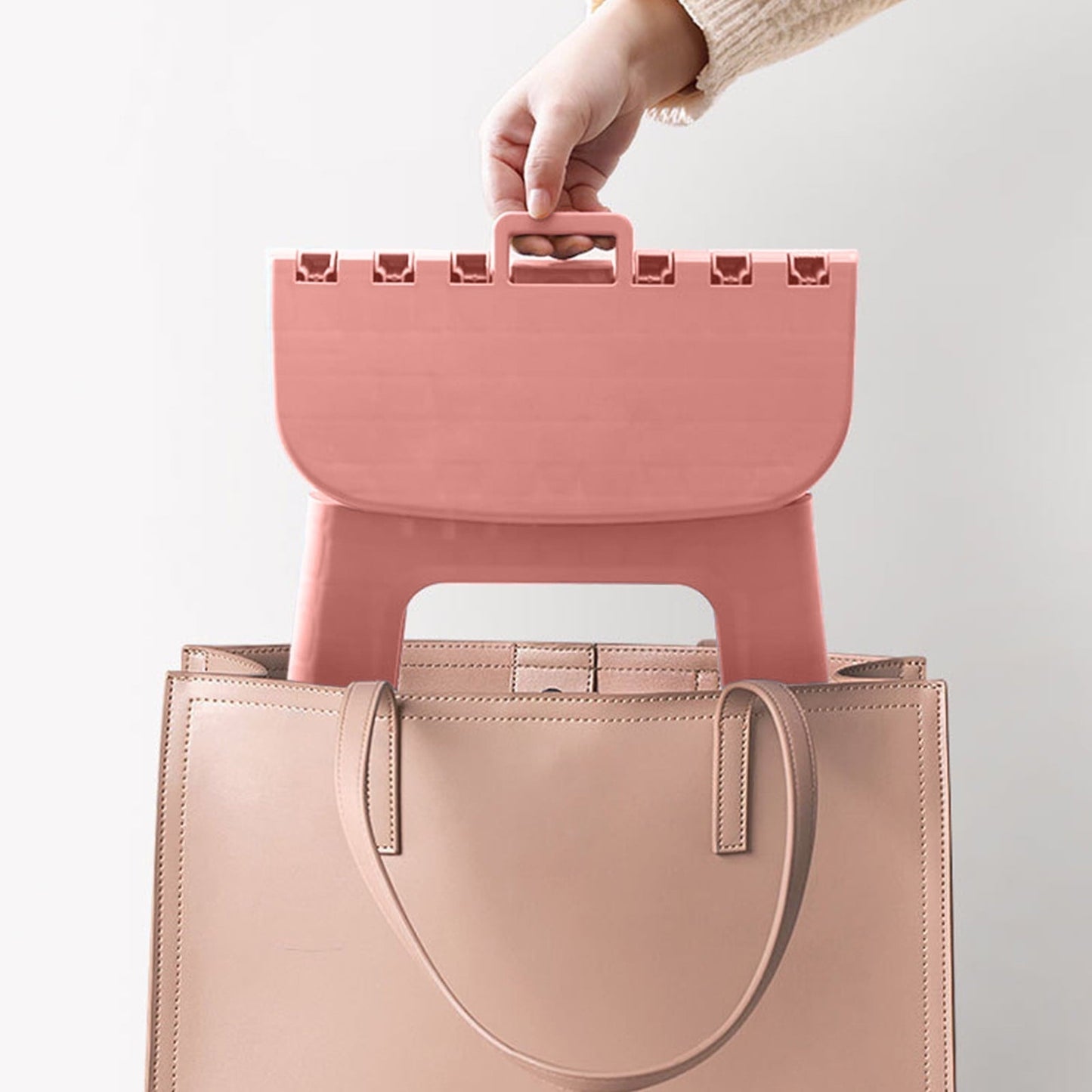 FAMTKT Portable Mini Folding Stool, Small Camping Stool for Outdoor Camping Walking Hunting Hiking Fishing Travel Supplies