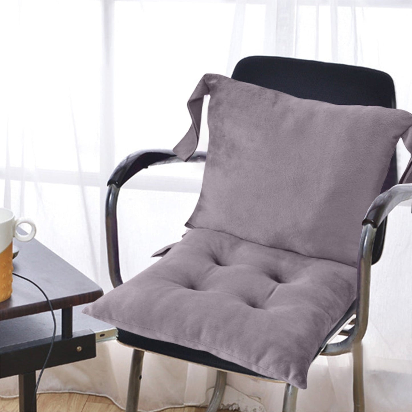 sruoe High Back Chair Cushions, Patio Chair Back Cushion, Chair Cushions, Seat Cushions Back Pad, Indoor Outdoor Chaise Lounge Back Pads for Home, Office Cushion, Nylon,Spandex