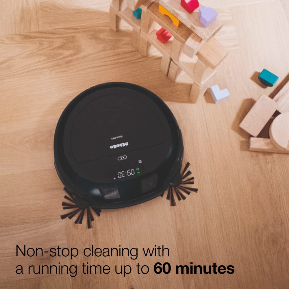 Miele Scout RX3 - Robot Vacuum Cleaner with Smart Navigation, app Control, 4-Stage Cleaning System, 60 min Battery Life, Alexa Compatible, in Obsidian Black