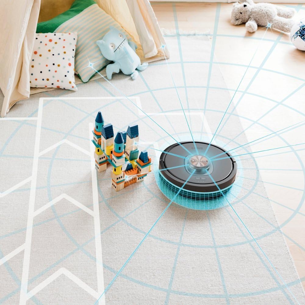 Shark RV2320S Matrix Self-Emptying Robot Vacuum with Bagless 30 Day Capacity Base, Self-Cleaning Brushroll, Precision Home Mapping and Extended Runtime, Wi-Fi, Perfect for pet Hair, Black (Renewed)