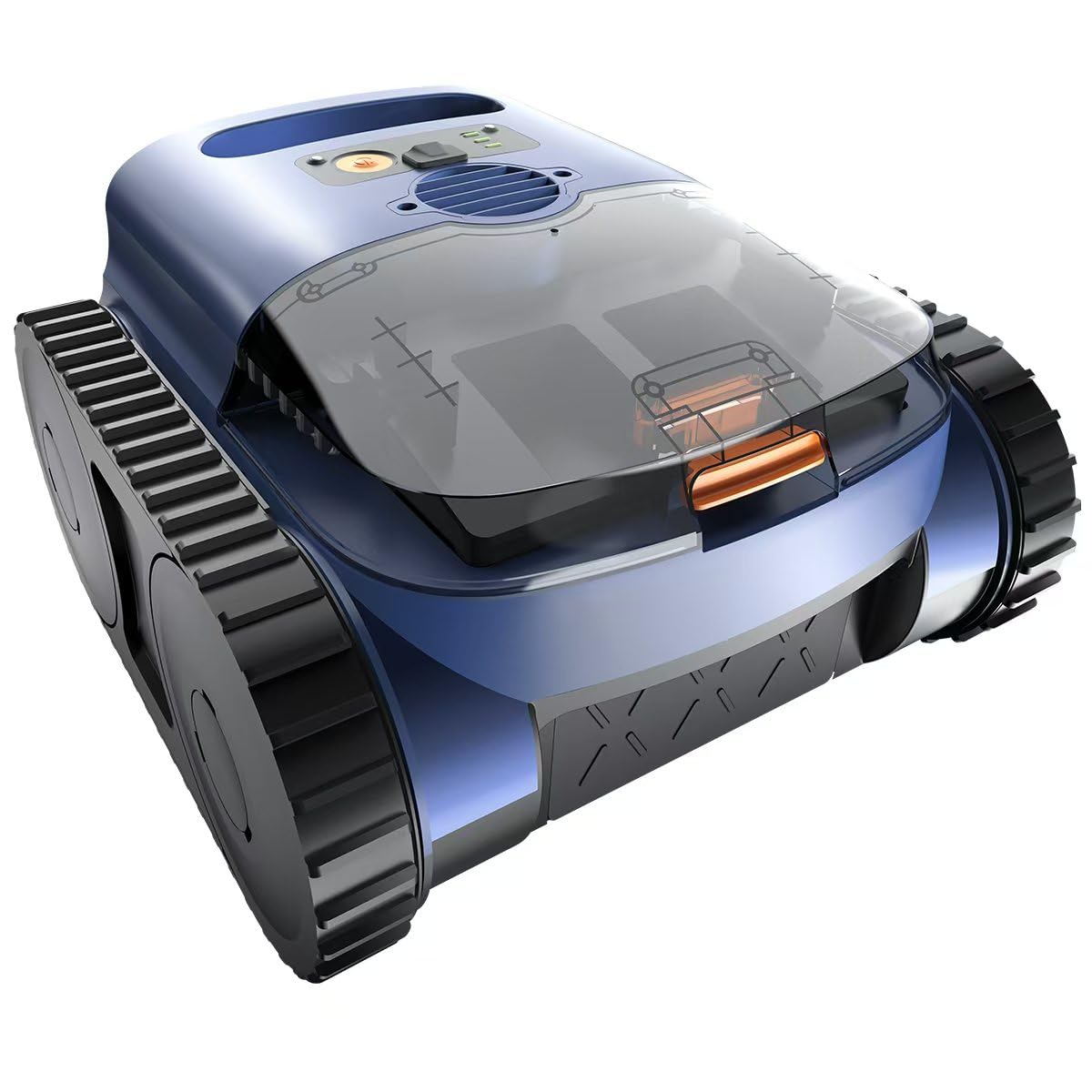 Pool Vacuum for Above Ground Pool & Inground Pools, Smart Navigation Robtic Pool Cleaner with Up to 180 Mins Run time & 2150 Sq.ft, Wall and Waterline Cleaning Vacuum