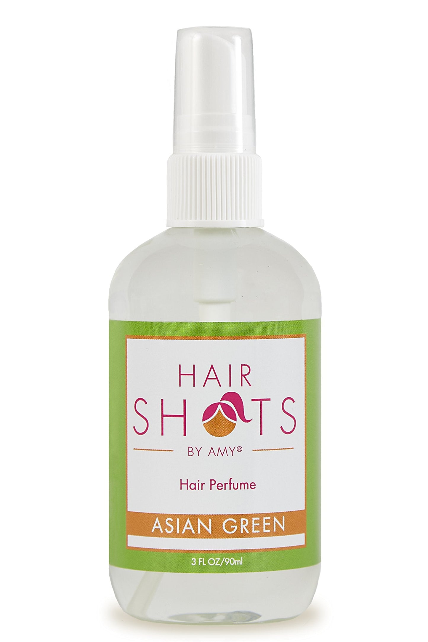 Hair Shots Asian Green Perfume Quality Heat Activated 3 Oz Hair Fragrance