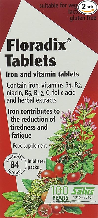 (2 Pack) - Floradix - Floradix Iron | 84's | 2 Pack Bundle