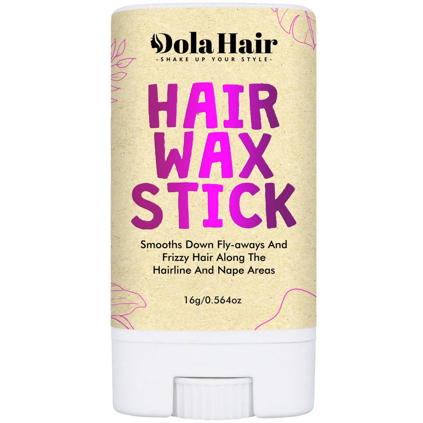 Dolahair Hair Wax Stick - Flyaway Control and Styling Pomade for Kids, Women, and Men - Hair Bun Maker and Accessorie (0.6 Oz Pack of 1)