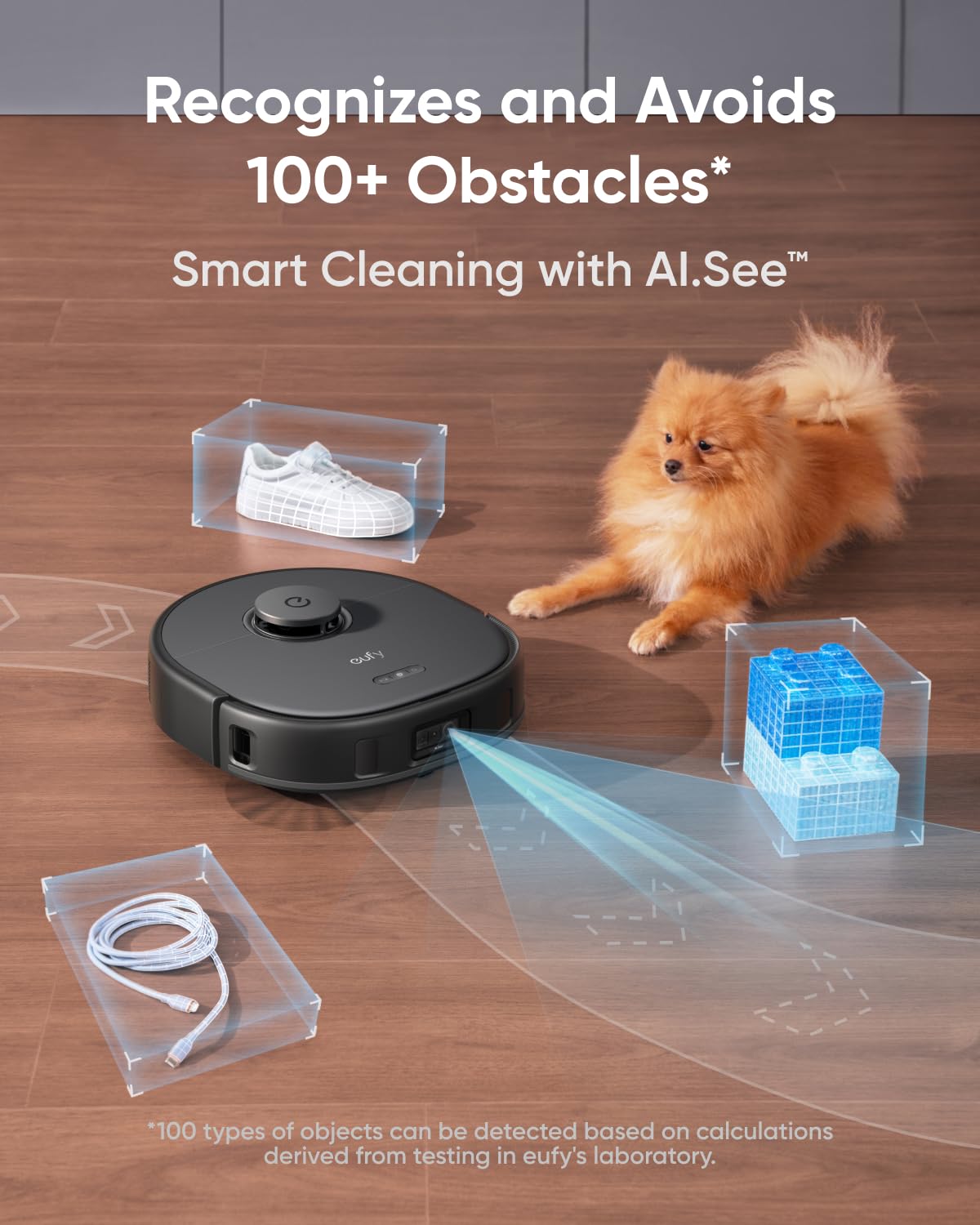 eufy X10 Pro Omni Robot Vacuum + 2 Replacement Washable Filter