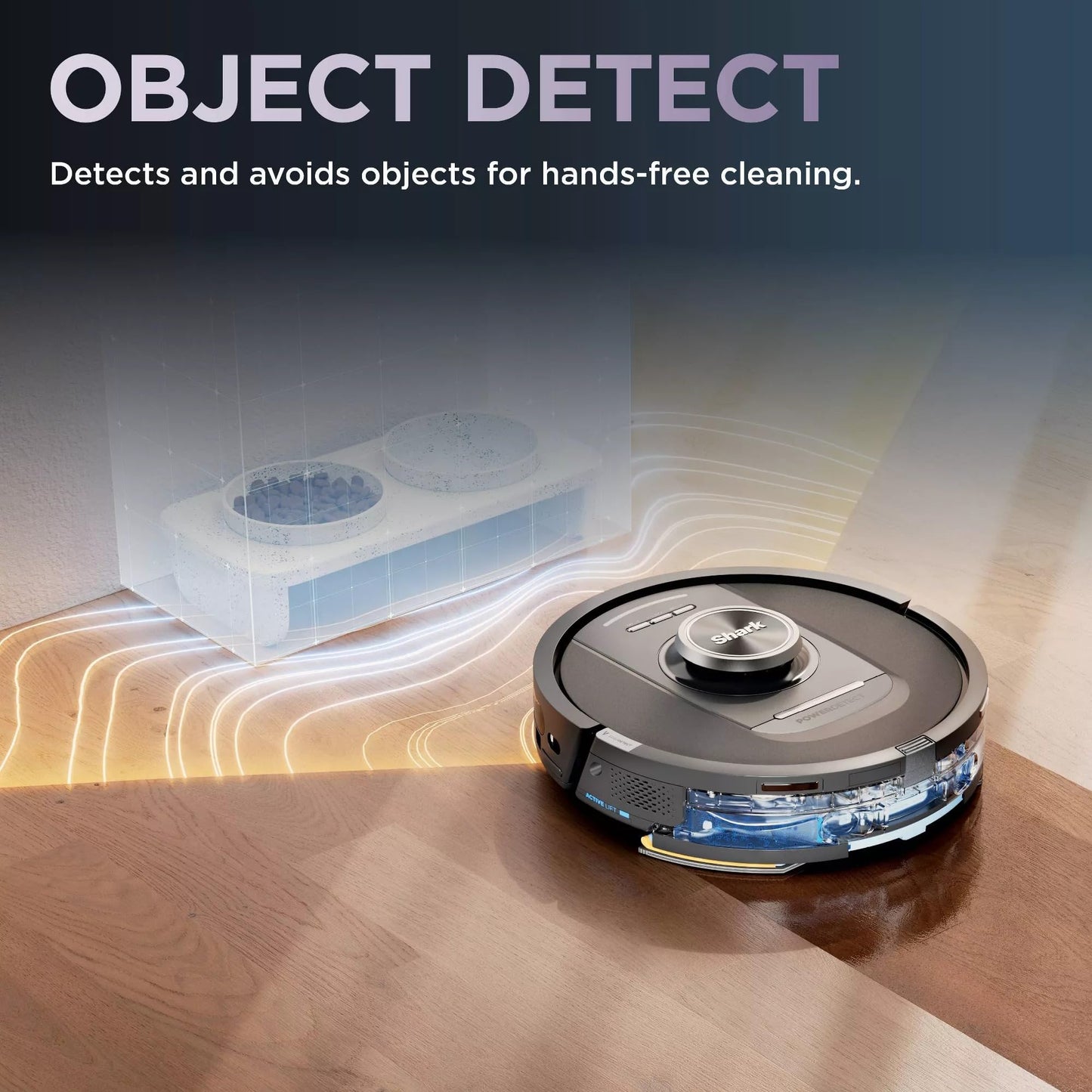 Shark Robot Vacuum & Mop Combo, PowerDetect NeverTouch, Self-Emptying & Self-Refilling, 60-Day Capacity, 30-Day Refill Tank, Pad Dry, RV2820YE (Renewed)
