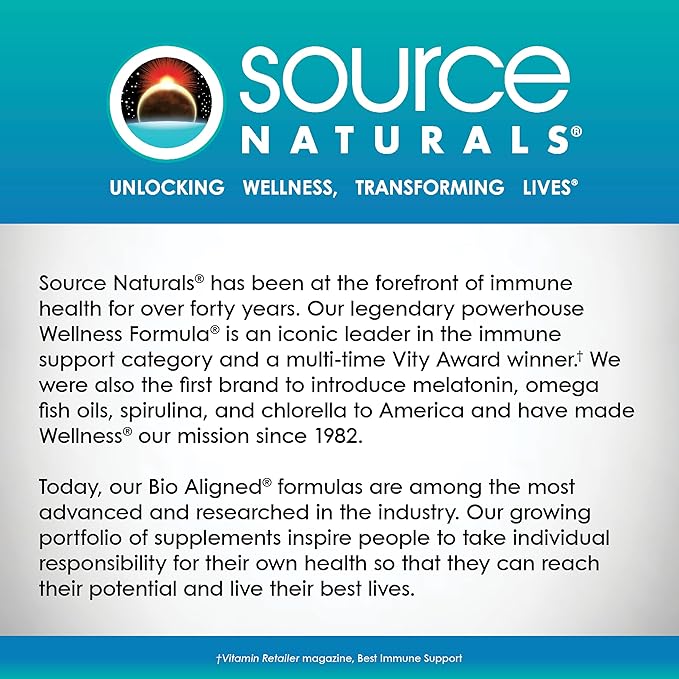 Source Naturals Wellness ImmuneSmart - Core Daily Immune Support* - 45 Capsules