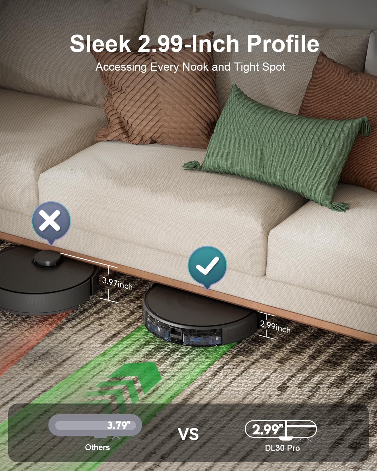 Seyanke Robot Vacuum and Mop Combo, 9000Pa Robotic Vacuum Cleaner with Smart LiDAR Navigation, Ultra-Slim, App & Voice Control, Ideal for Pet Hair, Carpets, Hard Floors
