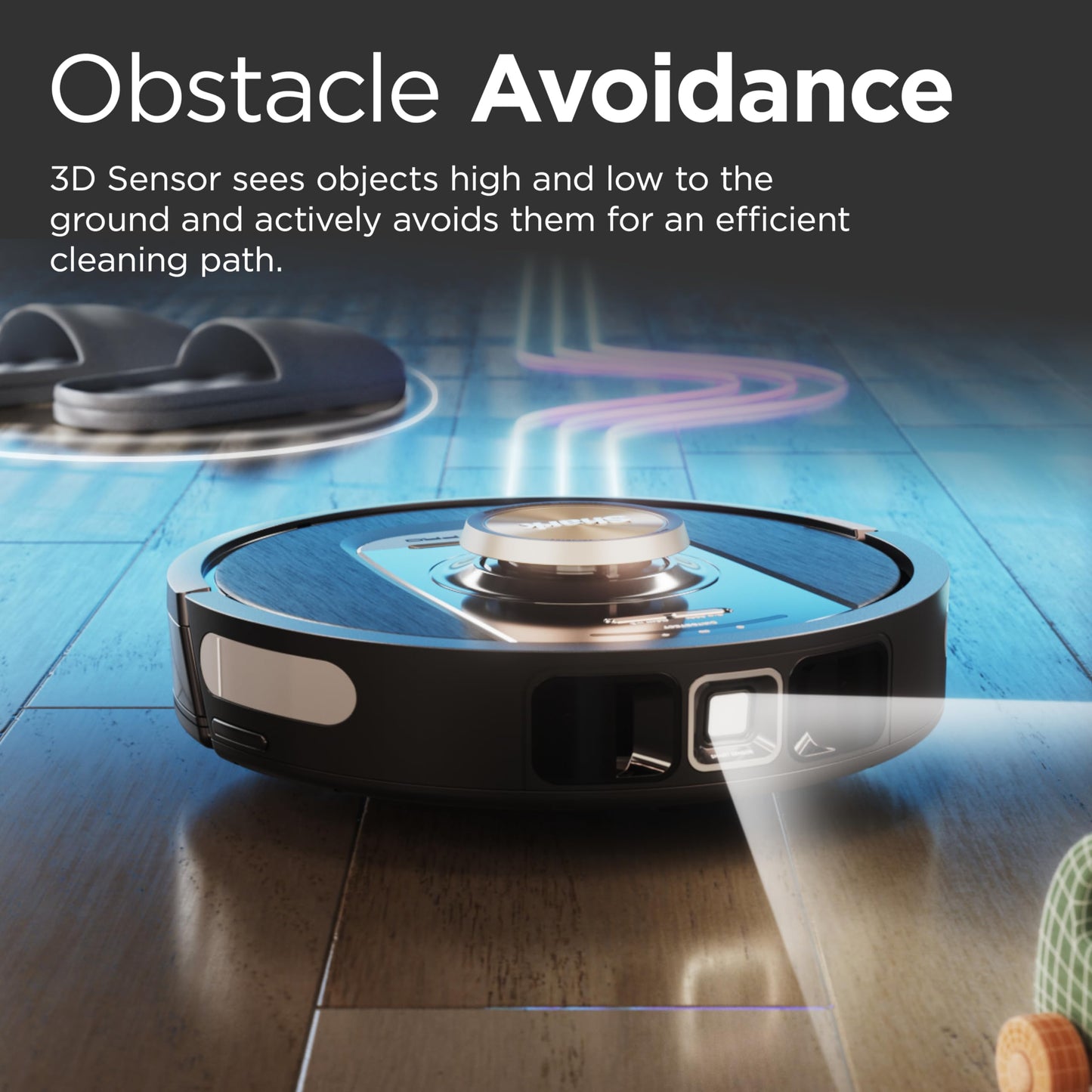 Shark RV2820AE Detect Pro Self-Empty Robot Vacuum, 60-Day Capacity HEPA Base, 3 Detect & React Technologies, Auto Deep-Clean on Carpets and Hardfloors, NeverStuck Tech, Wi-Fi Black/Bronze (Renewed)