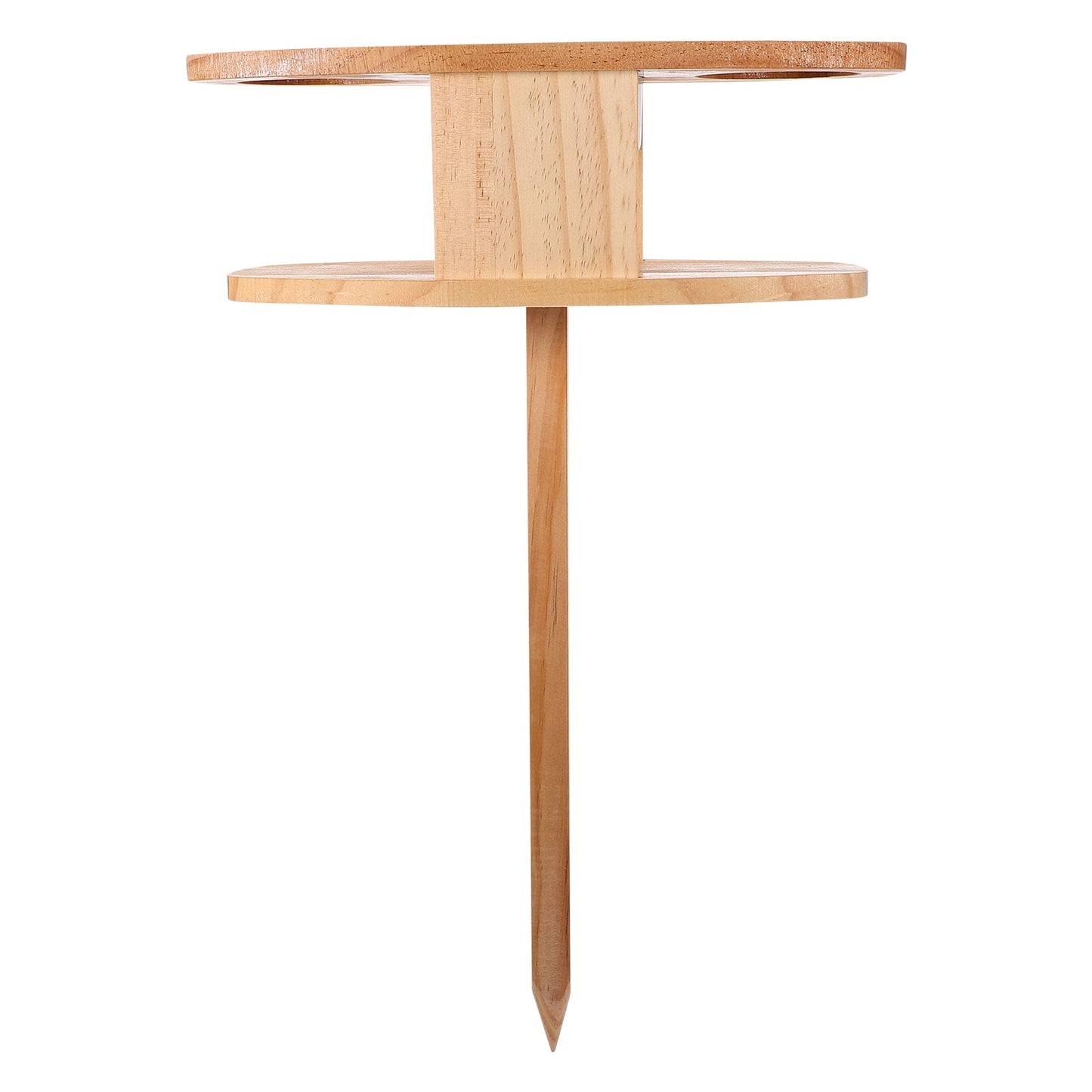 SWETRACE 1Set Natural Wood Portable Table for Beach and Picnic with Foldable Design