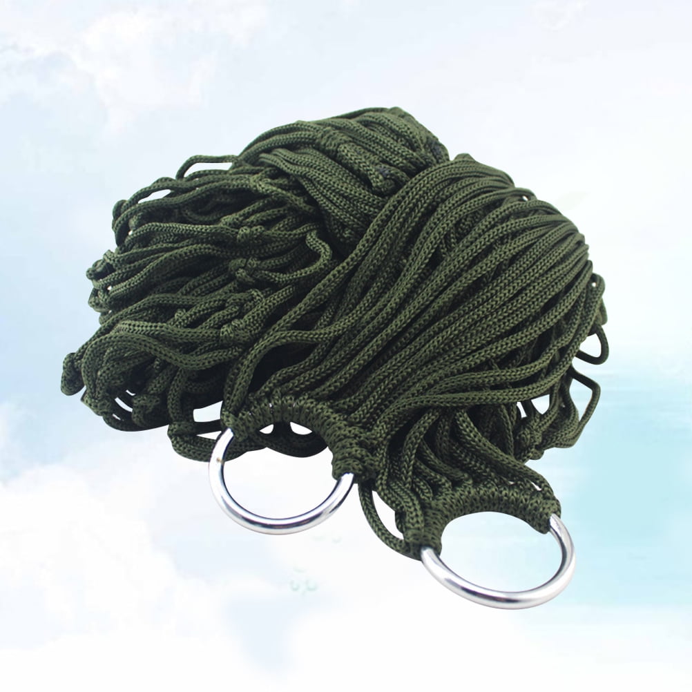 PTOOTP 1Pack Hanging Hammock for Camping and Relaxing in Green Color 94.5*31.5*2in