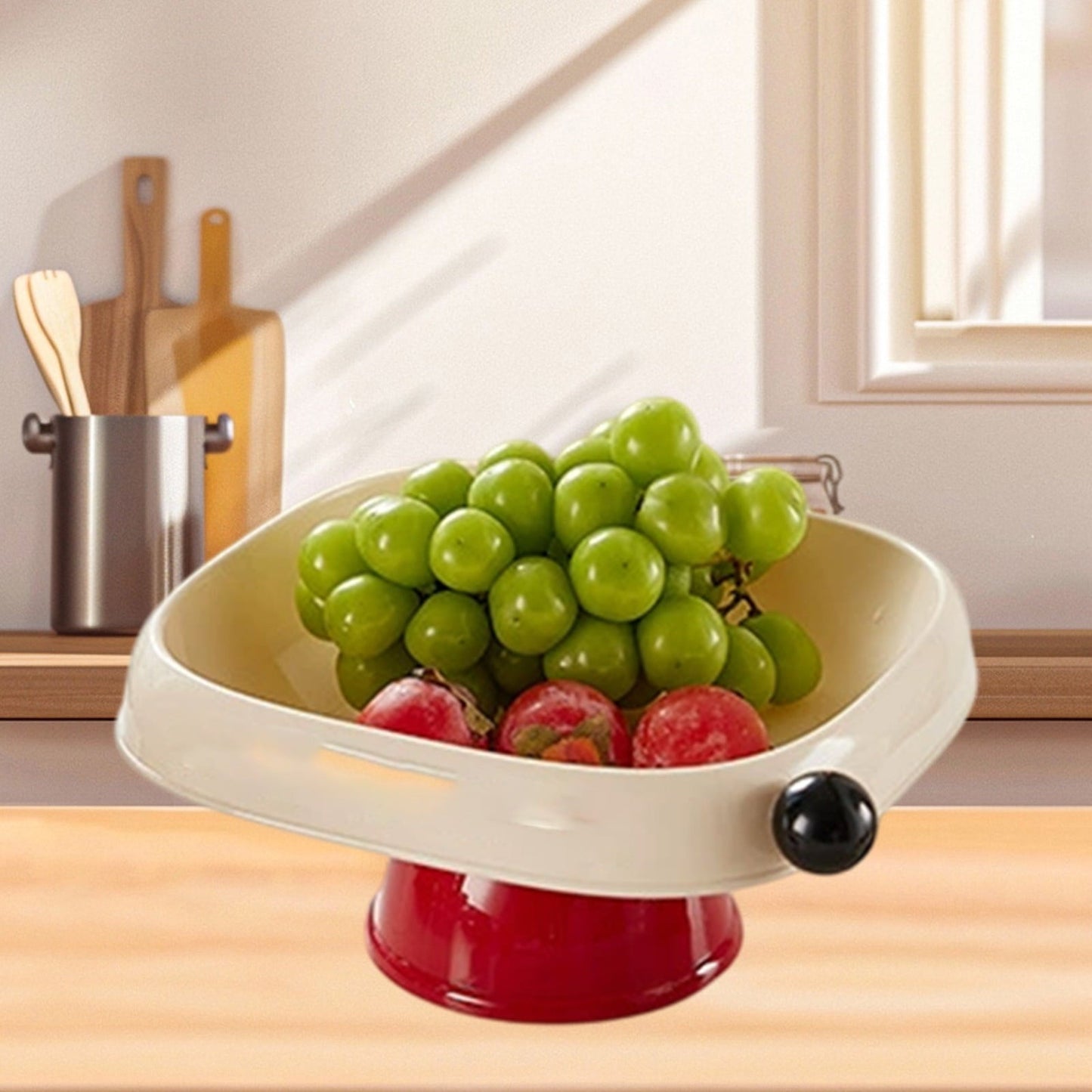Pxyqht Fruit Tray Dried Fruit Box Divided Snack Storage Container for Coffee Table Home Use, Multi-Layer Detachable Design, Ideal for Indoor and Outdoor Events