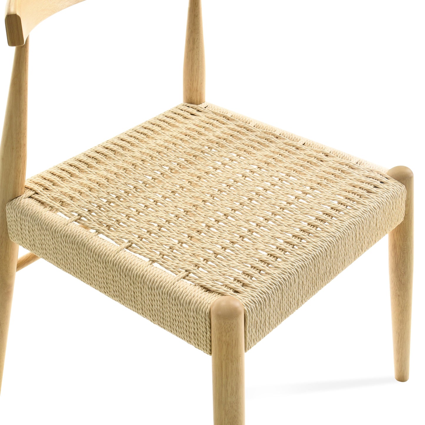 XDECO Wooden Dining Chairs 2-Pack for Indoor Outdoor Living Room Bedroom