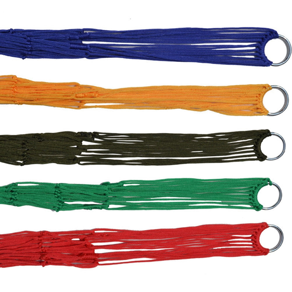 OHOIOLLA Green Hammock Camping Durable Portable Nylon Blue 1Set For Bed Sleeping And Picnic