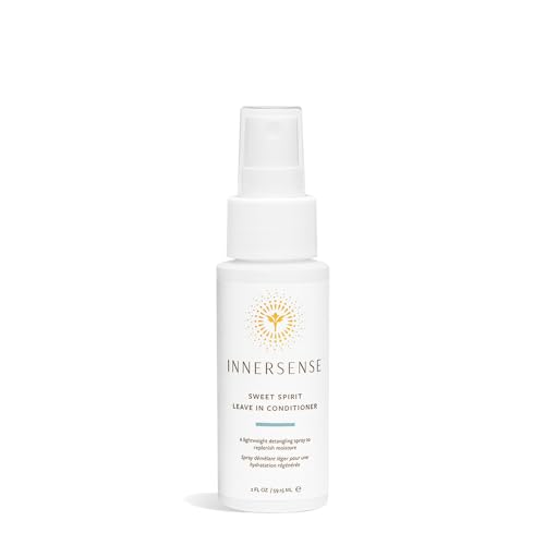 INNERSENSE Organic Beauty - Natural Sweet Spirit Leave-In Conditioner | Non-Toxic, Cruelty-Free, Clean Haircare (Travel Size, 2 fl oz | 59 ml)