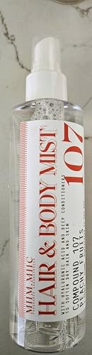 Miim.Miic Hair & Body Mist, Compact Spray Bottle, 8.oz Compound 107 Peachy fruits