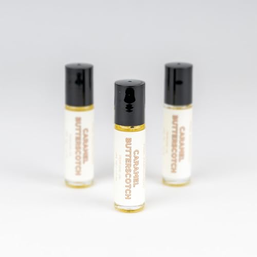 Caramel Butterscotch Roll on Perfume Oil | .3 ounces Roll On Bottle | Phthalate Free Fragrance | Gourmand Perfume | Yummy