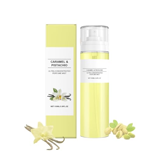Caramel Vanilla Ultra-Concentrated Perfume Mist, Concentrated Women Fragrance Oil, Sensual Fragrances Strawberrys Cloud, Caramel Vanilla Perfume, Long-Lasting Body Spray (1pcs)