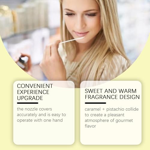 Caramel Vanilla Ultra-Concentrated Perfume Mist, Concentrated Women Fragrance Oil, Sensual Fragrances Strawberrys Cloud, Caramel Vanilla Perfume, Long-Lasting Body Spray (1pcs)