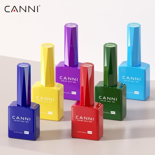 CANNI CC1 30Pcs 9ML Hema-free Gel Nail Polish Set, Black Pink Nude Red Blue Green Gel Polish Kit Color Soak Off LED Nail Gel Polish Set Nail Art Starter Manicure Salon DIY at Home