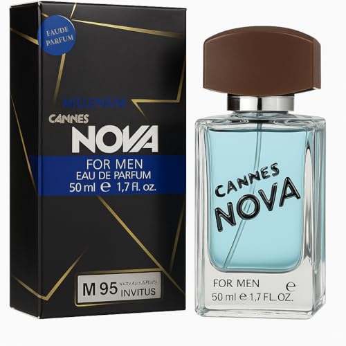 Cannes Nova Eau de Parfum for Men, 1.7 Fl Oz (50ml)
