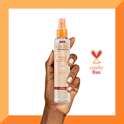 Cantu Thermal Shield Heat Protectant with Shea Butter, 5.1 fl oz (Pack of 3)