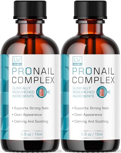 (2 Pack) Pronail Complex - Original Formula Toenail Treatment Pronail Complex Liquid Drops Premium Formula Extra Strength, Pro Nail Complex Oil Liquid Drop All Natural Support, 2 Bottles for 2 Months