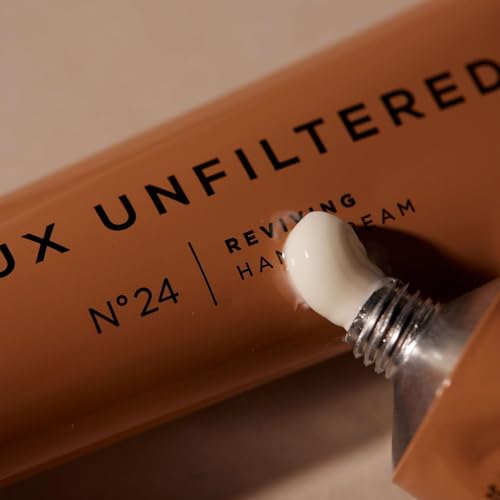 '+ Lux Unfiltered N°24 Reviving Anti Aging Hand Cream for Women & Men – Moisturizing Hand Cream for Dry Cracked Hands – Lightweight & Fast-Absorbing - Vegan & Cruelty Free - Ylang Ylang
