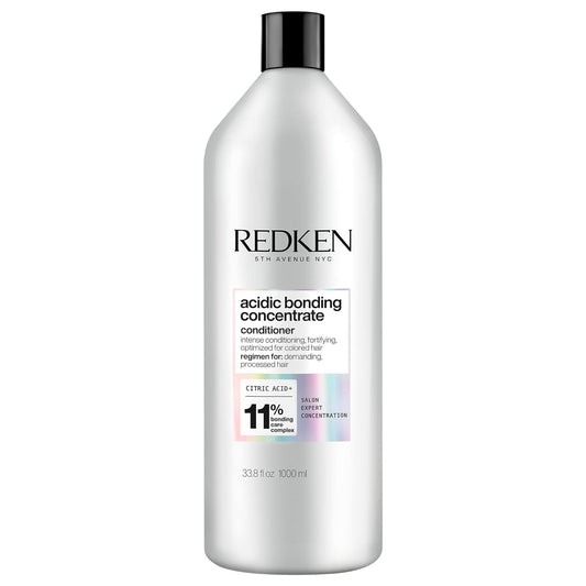 REDKEN Bonding Conditioner for Damaged Hair Repair, For All Hair Types including Dry and Colour-Treated, Acidic Bonding Concentrate, 1000 ml