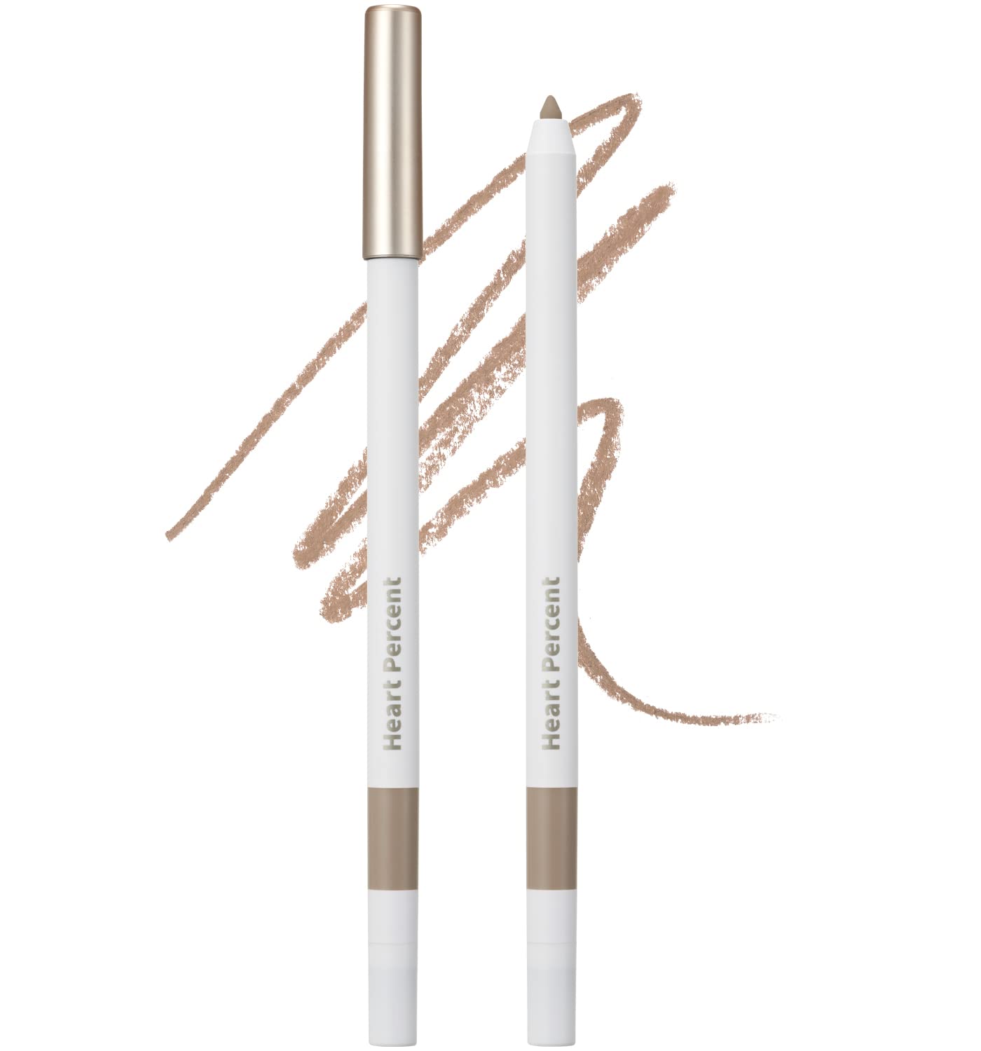 Heart Percent Dote On Mood Lip Pencil Slim, Defines and Fills Creamy Lip Liner Retractable Lipstick Pencil with Built-In Sharpener, #03. Oat Beige