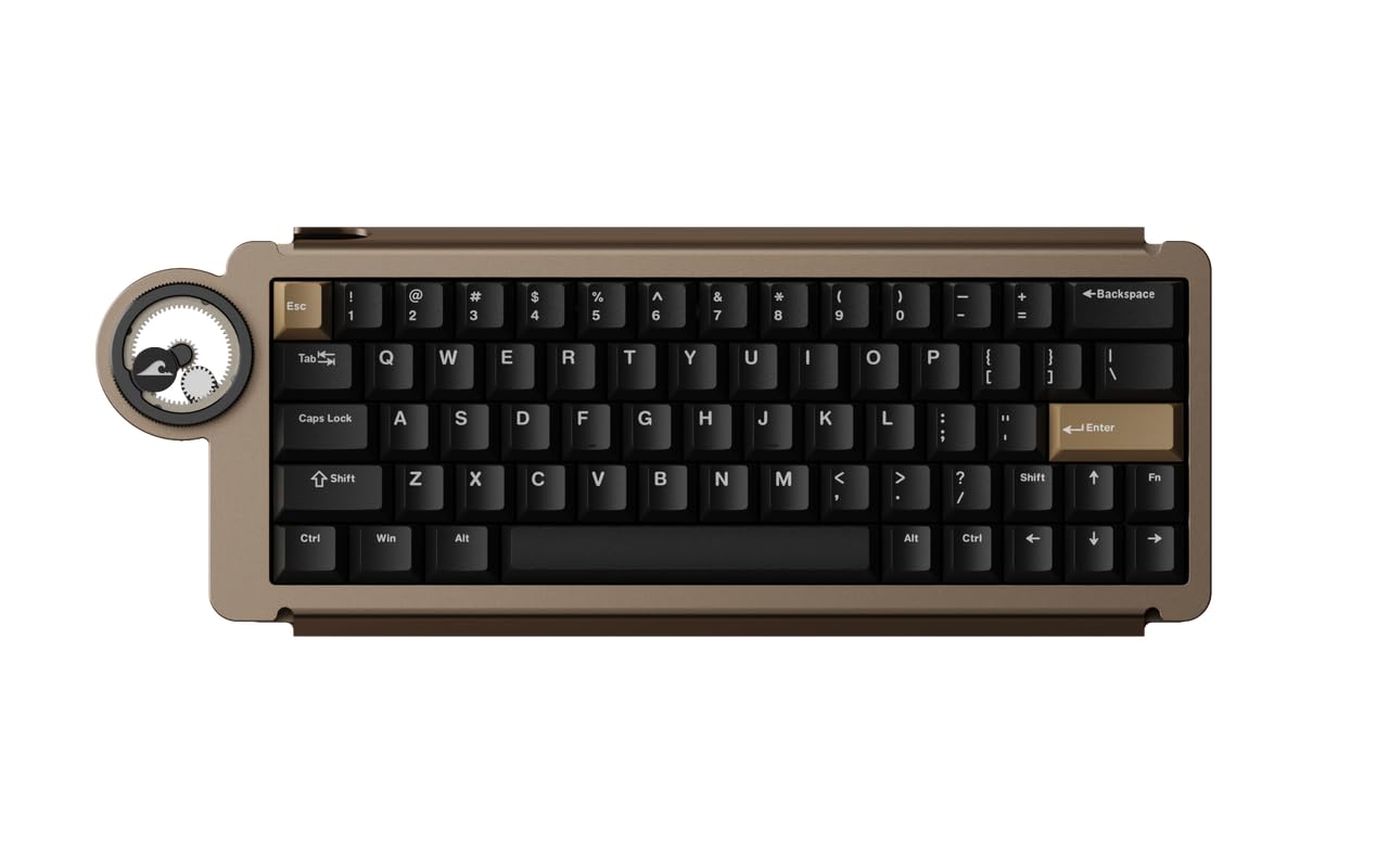 DRY STUDIO Ice Ring 63 RT HE Magnetic Wired Gaming Keyboard 0.1ms Low Latency 0.01 Precision Gaming Accessories Customized Driver and Lighting Effects-Deepspace Titan