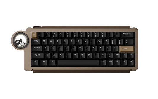 DRY STUDIO Ice Ring 63 RT HE Magnetic Wired Gaming Keyboard 0.1ms Low Latency 0.01 Precision Gaming Accessories Customized Driver and Lighting Effects-Deepspace Titan