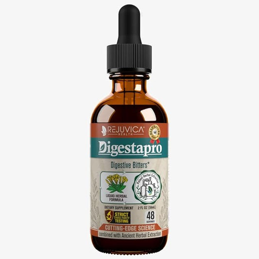 DigestaPro - Advanced Digestive Bitters Supplement - Liquid Delivery for Better Absorption - Gentian, Artichoke, Burdock, Chanca Piedra, Ginger & More!