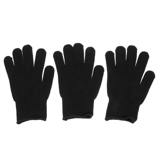 MERRYHAPY 3Pcs Heat Resistant Gloves for Hair Styling Professional Heat Mitts for Curling and Flat Use for Safe Hair Curling and Styling