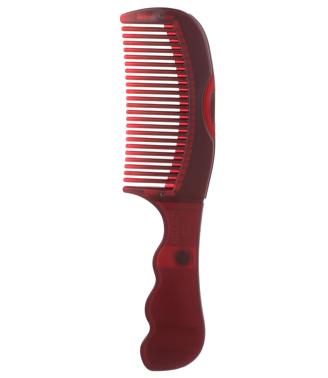 Dandruff Comb for Scalp Care - Multifunctional Hairbrush for Dandruff Removal, Detox & Psoriasis, Lice Comb with Hollow Tooth Design, Scalp Massage Brush for Men, Women & Kids(Red)