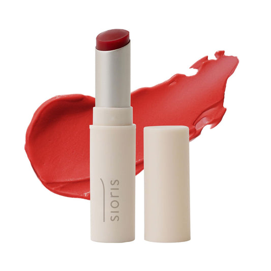 Lip Butter - Lipsafer Color Balm Reddish, Nourishing Lip Care with Cupuaçu Seed Oil & Camellia Oil, Petrolatum-Free, Dye-Free, Fragrance-Free