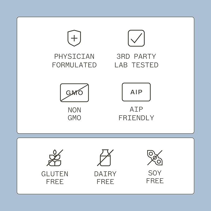 Dr Amy Myers ZenAdapt - Adaptogen Supplement Blend to Support Mind & Stress Relief - Pea (Palmitoylethanolamide) & Saffron to Help Modulate a Healthy Stress and Metabolic Response - 120 Capsules