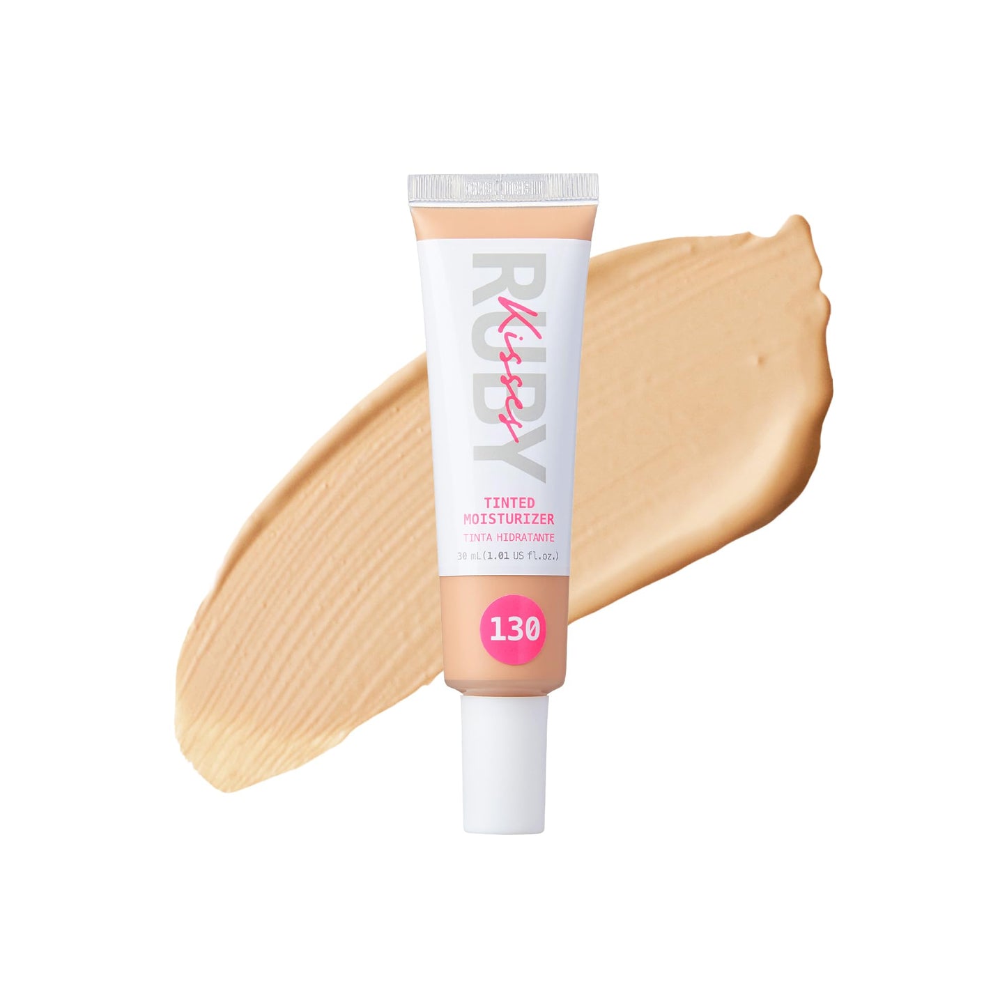 Ruby Kisses Tinted Moisturizer, Hydration, Calm & Revitalize Skin, Skin Perfecting, Blur Pores & Fine Lines, Natural Finish & All-Day Comfort Wear (Buff Beige)